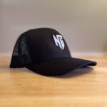 NexGen Peptides black camo snapback hat with embroidered NG logo